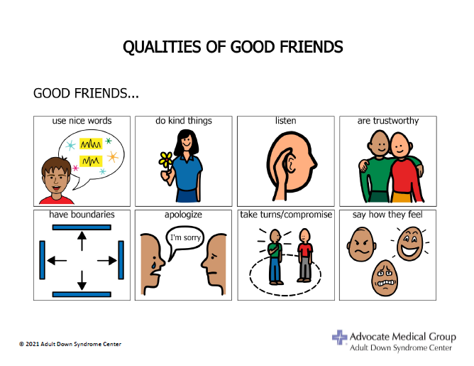 Qualities of good friends