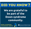 Down Syndrome Awareness Month - October 31