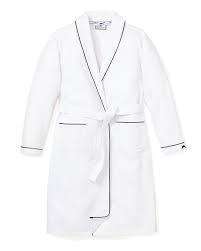 white bathrobe