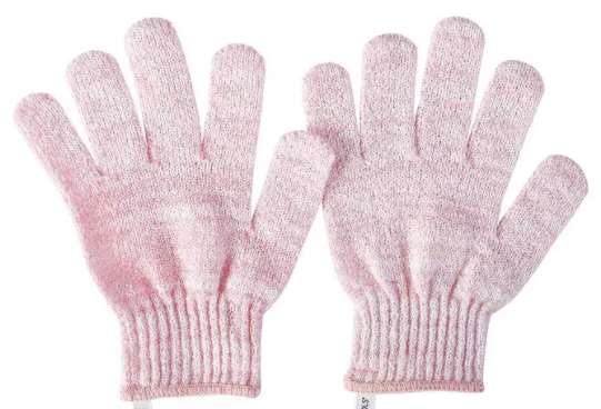 loofah gloves